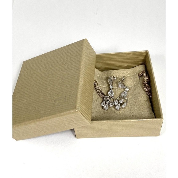 Bella Luce Earrings Dangles Drops Cubic Zirconia 925 Rhodium Plating JTV - Picture 4 of 13